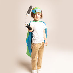 Карнавальный костюм «Боевая черепашка», в наборе 3 предмета: плащ, маска и нунчаки