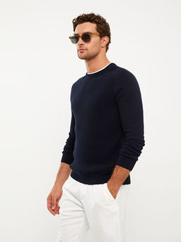 Bisiklet Yaka Erkek Triko Kazak