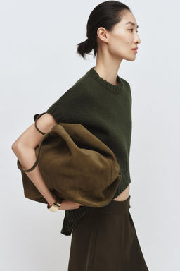 OVERSIZED WOOL WAISTCOAT WITH ASYMMETRIC HEM - Zara фото 11