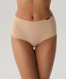 ATLANTIC 3BLP-585 Трусы макси Basic - набор 3 шт. бежевый