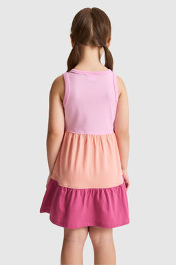 K_z _ocuk Pembe _rme Elbise