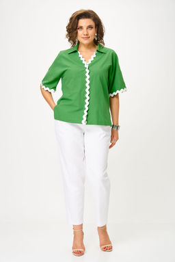 Костюм ANDINA CITY 9078-25 белый/зеленый  фото 7