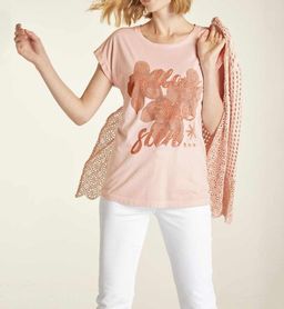 Футболка, розовая