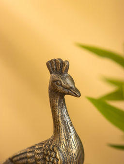 Сувенир «Павлин», 18×8.5×14 см, алюминий