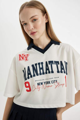 Футболка Cool Oversize с короткими рукавами и принтом