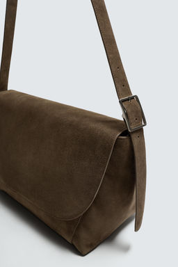 LIMITED EDITION LEATHER CROSSBODY BAG - Zara фото 5