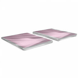 Цена за 2 шт. Тетрадь общая с пластиковой обложкой на спирали ErichKrause Silhouette, розовый, А4, 80 листов, клетка фото 5