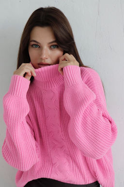 10209 Свитер короткий розовый - Martichelli фото 11