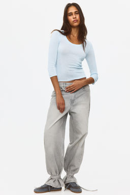 Top de punto con escote en U - H&m фото 6