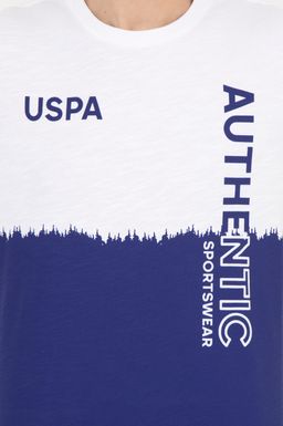 U. S. Polo Assn Мужская синяя футболка с круглым вырезом - U.s. polo assn фото 6