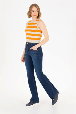 Женские темно-синие джинсовые брюки Неожиданная скидка в корзине - U.s. polo assn фото 3