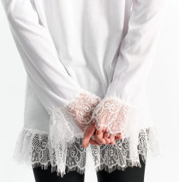 Лонгслив женский 1278 молоко - Milmil фото 2