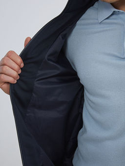 Slim Fit Dik Yaka Erkek Mont