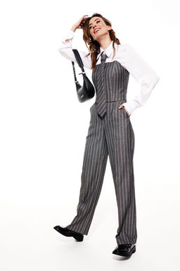 Костюм трехпредметный (блузка+брюки+галстук) - Elletto фото 29