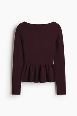 Top de punto con peplum - H&m фото 7