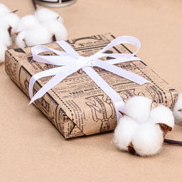 Цена за 2 шт. Бумага упаковочная, крафт «Газета», 70×100 см, 1 лист