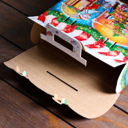 Цена за 5 шт. Подарочная коробка Новогодняя кондитерская 25 х 9 х 19,5 см, - Simaland фото 5