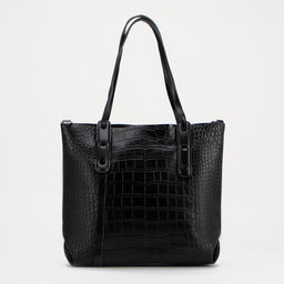 Сумка-тоут на молнии, цвет чёрный