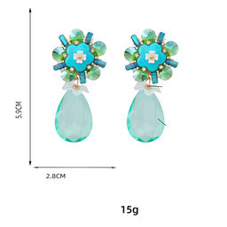 Серьги длинные на гвоздиках арт. 13 1008 (id 265532) - Rada фото 4