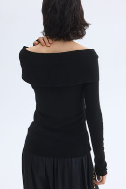 Top off-the-shoulder con detalle girado - H&m фото 4