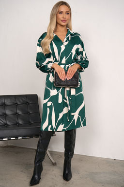 Платье Даная (зеленый/белый) Р11-1235/5