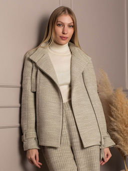 ШЕРСТЬ с ХЛОПКОМ жакет пиджак