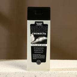 Подарочный набор косметики Настоящему мужчине, гель для душа 250 мл и мочалка для тела, HARD LINE  фото 3