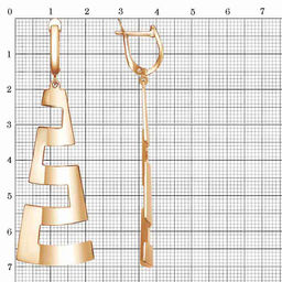 СЕРЬГИ 33015267 - Красная пресня фото 2