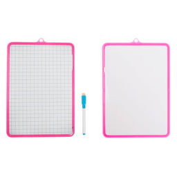 Доска для рисования двухсторонняя, с маркером-стиралкой, МИКС