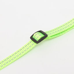 Ошейник кошачий светоотражающий, с серебряным бубенчиком, 19-32 х 1 см, зелёный - Пижон фото 7