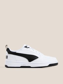 Детские кеды PUMA Puma Rebound V6 Lo Jr Артикул 4587249, белый