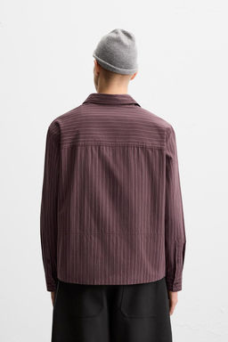 STRIPED COTTON SHIRT - Zara фото 3