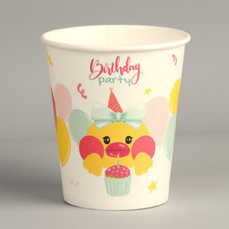 Цена за 10 шт. Стакан бумажный Уточка, 250 мл