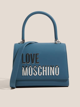 Женская сумка с ручкой LOVE MOSCHINO BOLD LOVE Артикул 4560958, зелено-синий