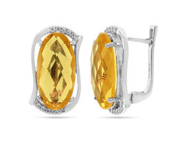 Серьги из серебра диаспор, Нежность