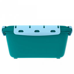 Ланч-бокс "Перекус" 2,5л, 23,4х19,4?х10,6см, с клипсами, уплотнитель, полипропилен (Россия)