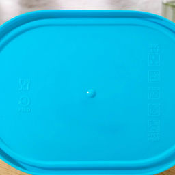 Контейнер Peanut, 1050 мл, с крышкой, стекло, голубой