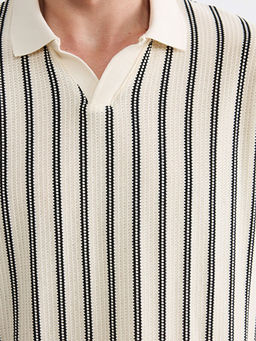 Polo Yaka ?izgili Erkek Ti??rt