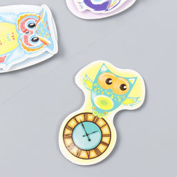 Наклейка картон 2 слоя Филины в лесу 17х12 см - Simaland фото 2