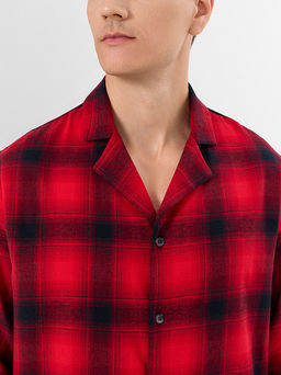 Комплект домашний мужской красный в клетку - Mark formelle фото 4