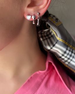 Серьги сет 6шт. с майорикой и куб.цирконием