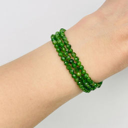 Бусины для украшений из Хромдиопсида (100 бусин) 39 см