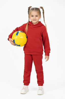 Костюм детский флисовый красный