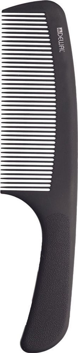 Dewal Гребень с ручкой широкий / Super Thin СF- 017, черный
