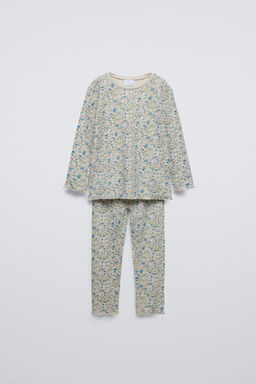 6-14 YEARS/FLORAL PYJAMAS