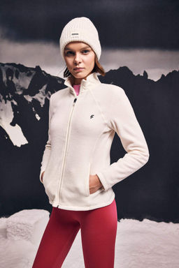 DeFactoFit флисовый кардиган стандартной посадки с двумя карманами