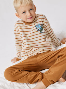 ACOOLA / Набор детский для мальчиков ((1)джемпер и (2)брюки) Lich бежевый