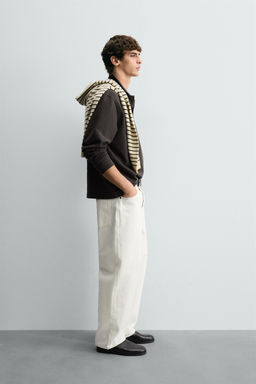 WASHED TEXTURED POLO SHIRT - Zara фото 4