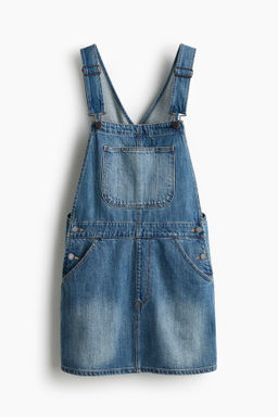 Vestido peto en denim