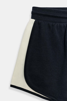 SHORT TEJIDO COMBINADO / Azul / Blanco - Zara фото 8